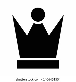 king crown icon vector logo or illustration.