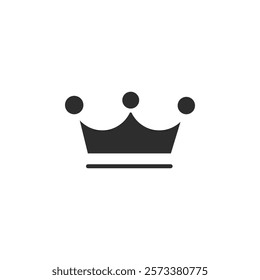 king crown icon web design in vector