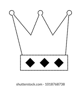 king crown isolated icon