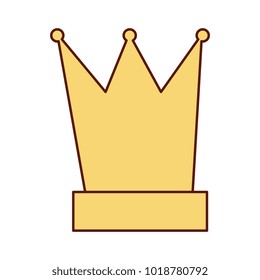 king crown isolated icon
