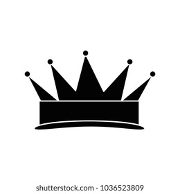 king crown isolated icon