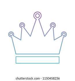 king crown isolated icon
