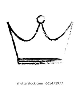 king crown isolated icon