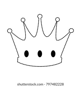 king crown isolated icon