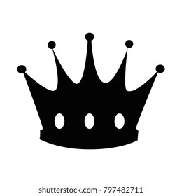 king crown isolated icon