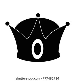 king crown isolated icon