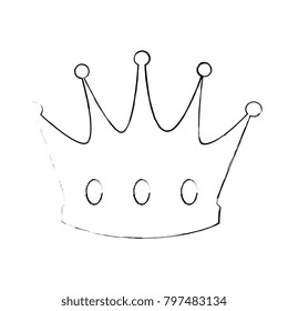 king crown isolated icon