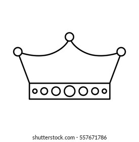 king crown isolated icon vector illustration design