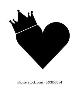 king crown isolated icon vector illustration design
