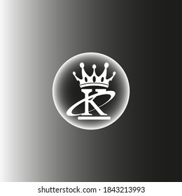 King crown logo concept vector design in white background