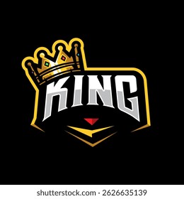 King Crown Logo Design for Sport Gaming or Esports Team