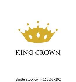 KING CROWN LOGO DESIGN TEMPLATE