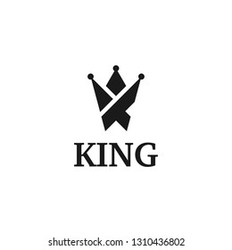 King Crown Logo Design Template