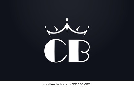 King crown logo design vector and extra bold queen symbol