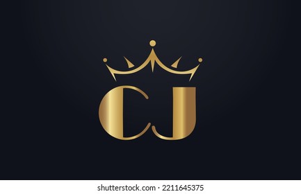King crown logo design vector and extra bold queen symbol
