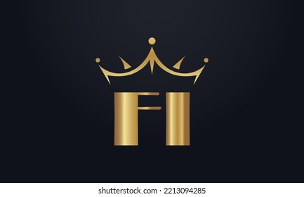 Vector de diseño del logo de la corona del rey y símbolo de la reina extra negrita	