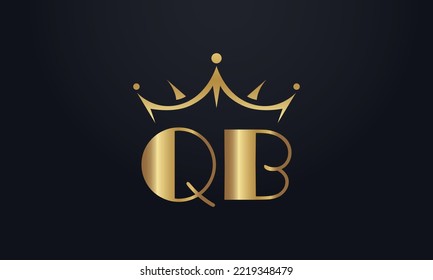Vector de diseño del logo de la corona del rey y símbolo de la reina extra negrita