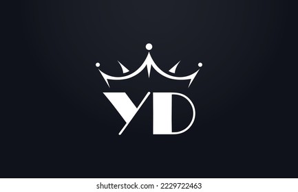 diseño del logo de la corona de rey vector y símbolo de reina extra negrita