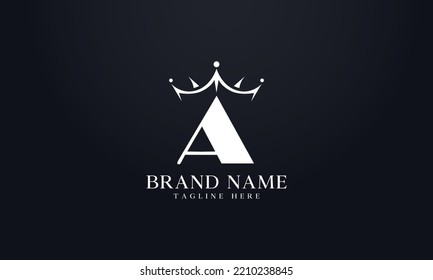 King Crown Logo Vector Extra Bold Stock Vector (Royalty Free ...