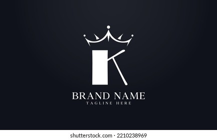 king crown logo vector and extra bold queen symbol
