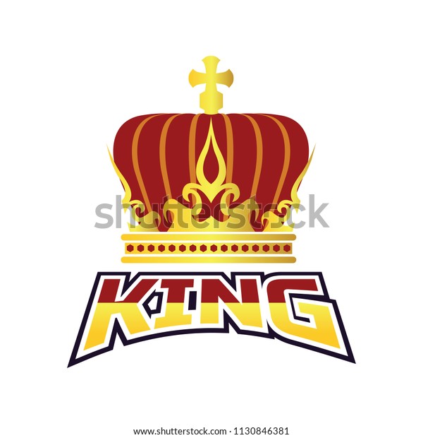 King Crown Logo Vector Illustration Stock Vector (Royalty Free ...