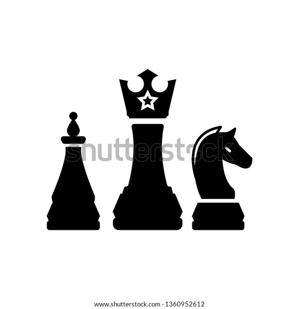 Porn Chess - King Crown Royal Icon Porn Knight Stock Vector (Royalty Free ...