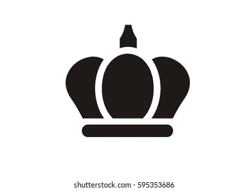 king crown simple icon