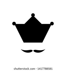king crown simple image logo icon