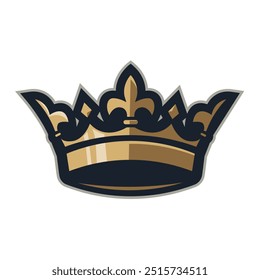 King Crown Sports Logo design vector