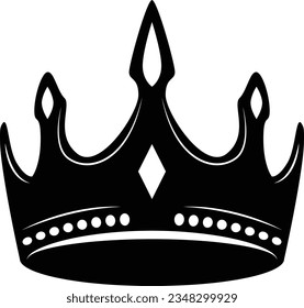 King crown svg vector illustration. Royal crown graphic isolated. svg