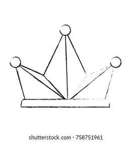 King crown symbol icon vector illustration graphic design