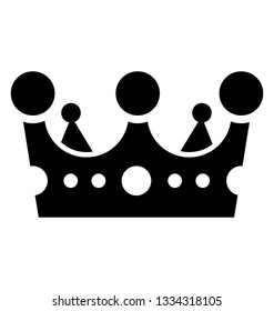 King crown symbol of royal family 