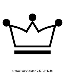 King crown symbol of royal family 