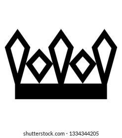 King crown symbol of royal family 