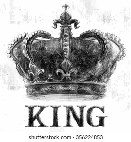 king crown tee graphic