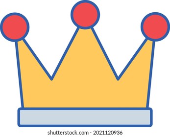 King Crown Vector icon that can easily modify or edit

