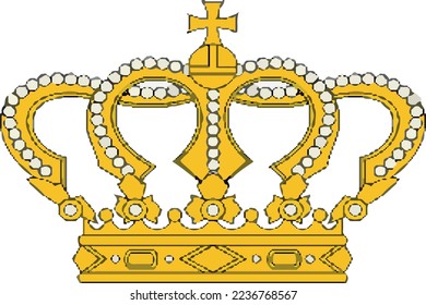 king crown vector luxury power symbol 