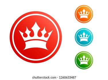 King crown vector set