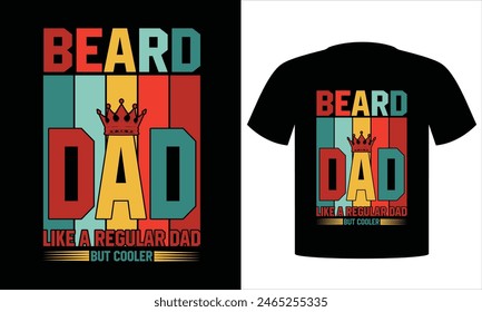 king of the dad joker, Vintage T-shirt Designs template, Vintage typography design, dad shirt design.
Father's day t-shirts design. Father our super hero. A father is the male parent of a child.