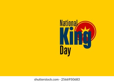 King Day Holiday concept. Template for background