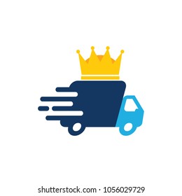 King Delivery Logo Icon Design