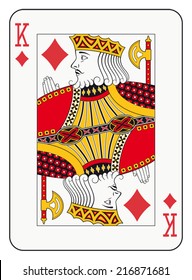 King Of Diamonds Playing Card