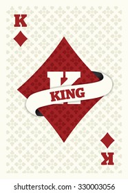 King of Diamonds Playing Card