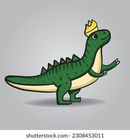 king Dinosaur Trex illustration print ready for tee-shirt 