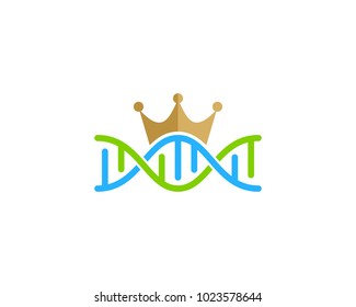 King Dna Icon Logo Design Element