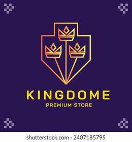 King Dome Premium Logo Brand