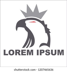 King Eagle Logo Vector