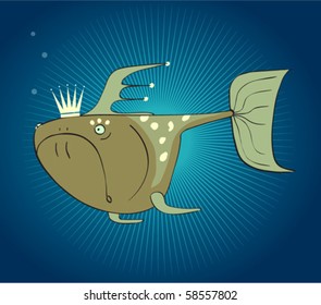 king fish with crown