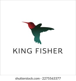 King fisher vector icon style