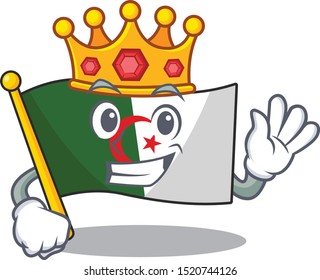 King flag algeria are stored mascot bag
